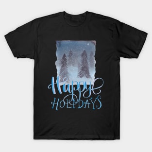 Happy holidays landscape T-Shirt